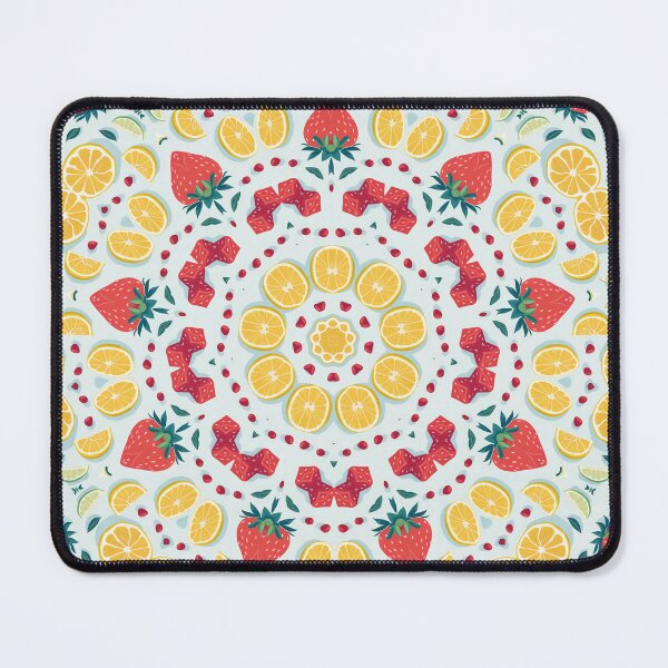 Item preview, Lemons and strawberries “cake” pattern  designed and sold by HofTao.