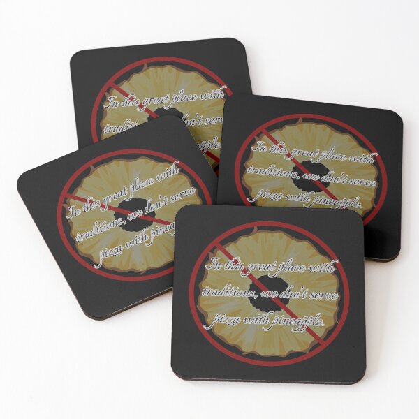 Item preview, We do not serve pizza with pineapple designed and sold by Cerulean-Shop.