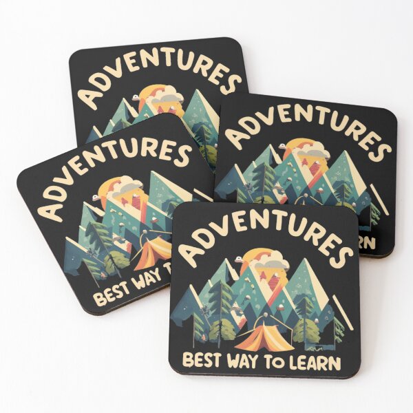 Item preview, Adventures - Best Way To Learn - Camping Adventures designed and sold by EmiAndMike.
