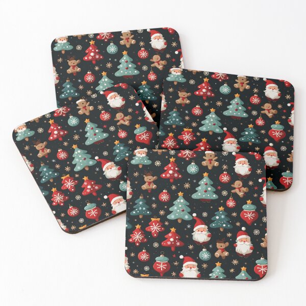 Item preview, It's  time for cute Christmas patterns with Santa Claus designed and sold by nicky2342.