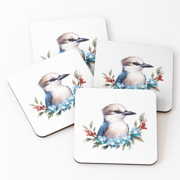 Item preview, Australian Christmas Kookaburra Art,Watercolor designed and sold by xiao xuans.