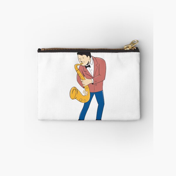 Item preview, Musician Playing Saxophone Cartoon designed and sold by patrimonio.