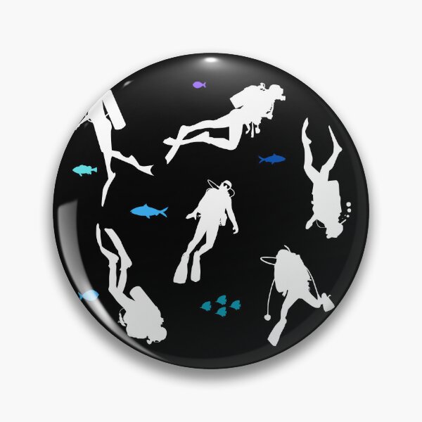 Item preview, scuba diving and fishes, pattern for diving addict designed and sold by in-leggings.