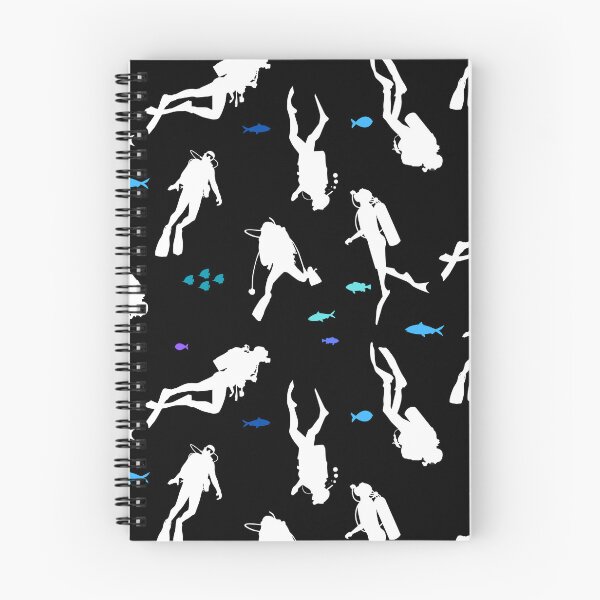Item preview, scuba diving and fishes, pattern for diving addict designed and sold by in-leggings.