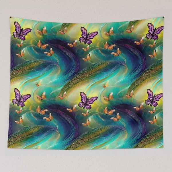 Item preview, Fantasy Butterfly Seamless Patterns designed and sold by Aramdesing.