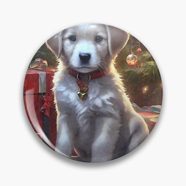Item preview, Holiday Golden Puppy designed and sold by CAC Graphics.