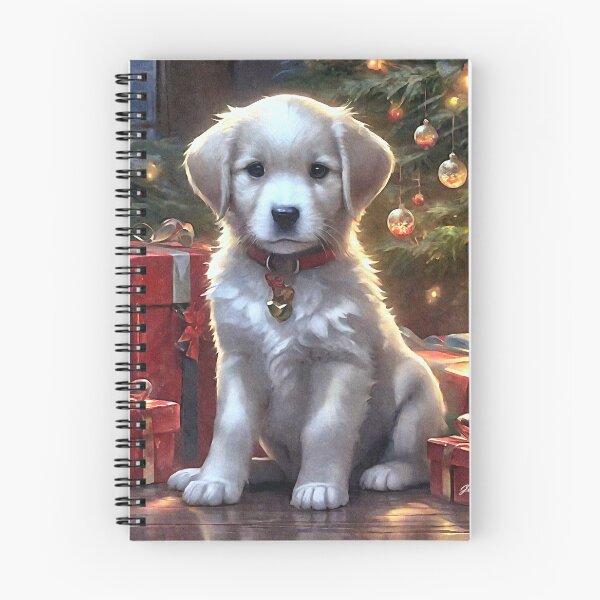 Item preview, Holiday Golden Puppy designed and sold by CAC Graphics.