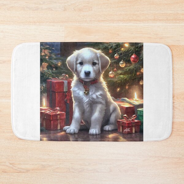 Item preview, Holiday Golden Puppy designed and sold by CAC Graphics.