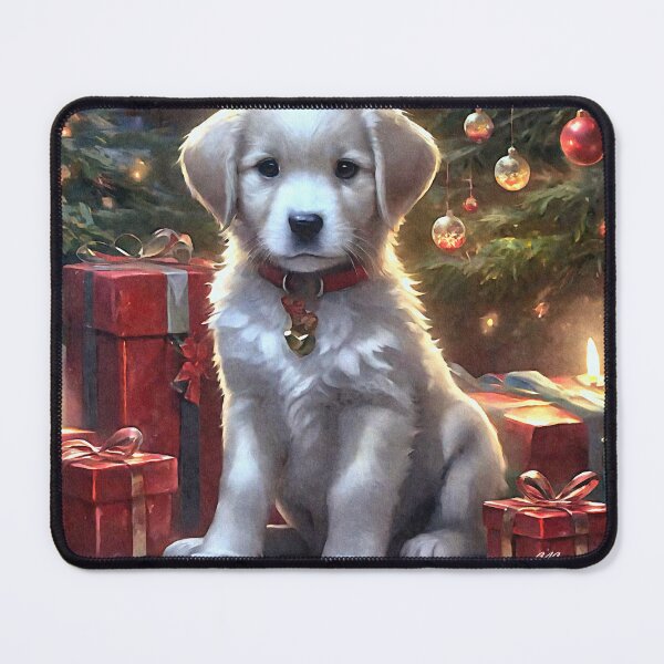 Item preview, Holiday Golden Puppy designed and sold by CAC Graphics.