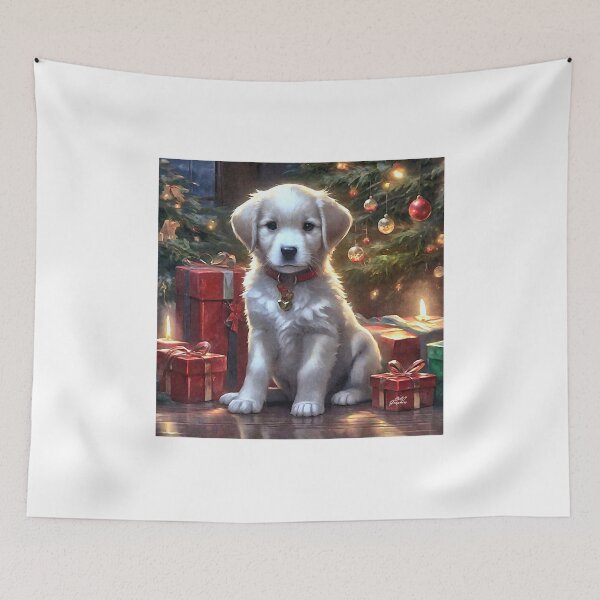Item preview, Holiday Golden Puppy designed and sold by CAC Graphics.