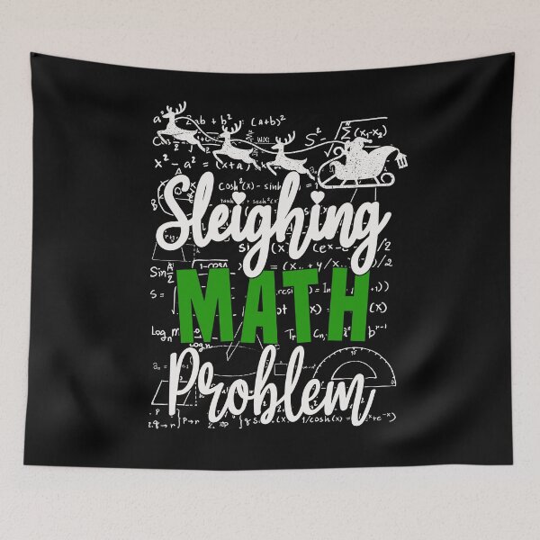 Item preview, Funny Sleighing Math Problem, Math Teacher Christmas 2024 designed and sold by ArtByKatti.