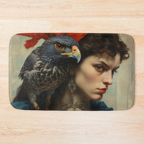Item preview, Woman With Bird of Prey designed and sold by whitecat23.