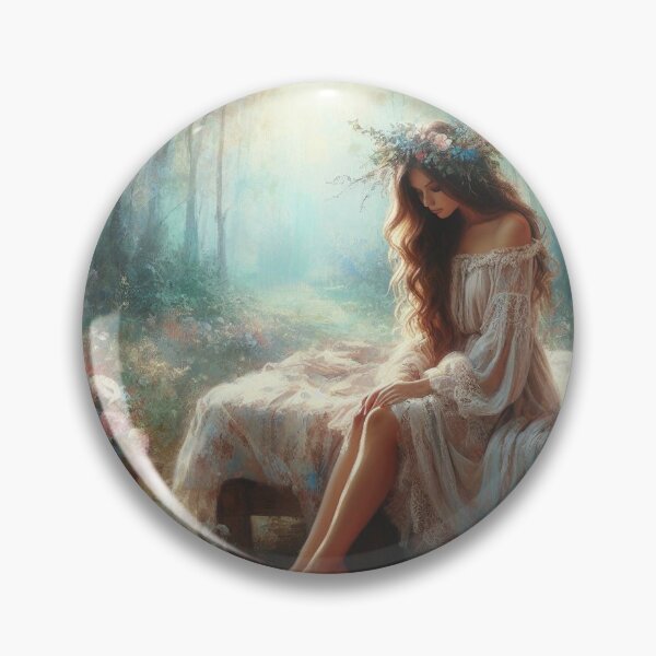 Item preview, ROMANTIC LADY ON BED designed and sold by SCOTTYBOYART.
