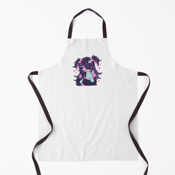 Item preview, Yandere Gothic Kawaii Girl with a bear plush designed and sold by Anima-aesthetic.