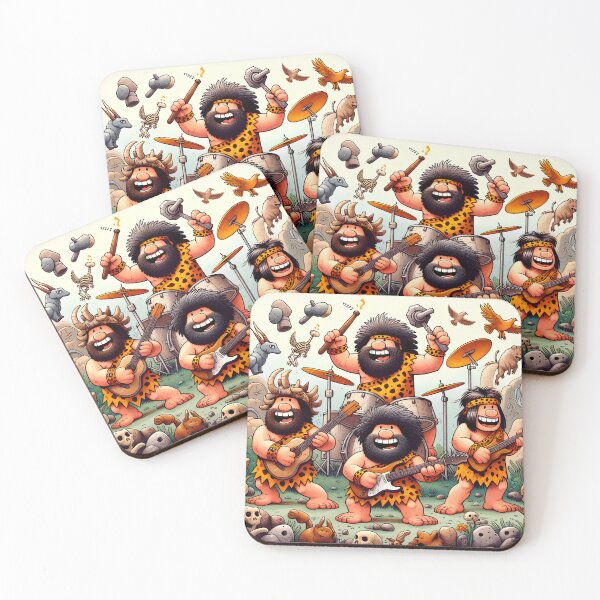 Item preview, Cavemen Rockband designed and sold by DeeGeeArrt.