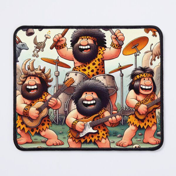 Item preview, Cavemen Rockband designed and sold by DeeGeeArrt.