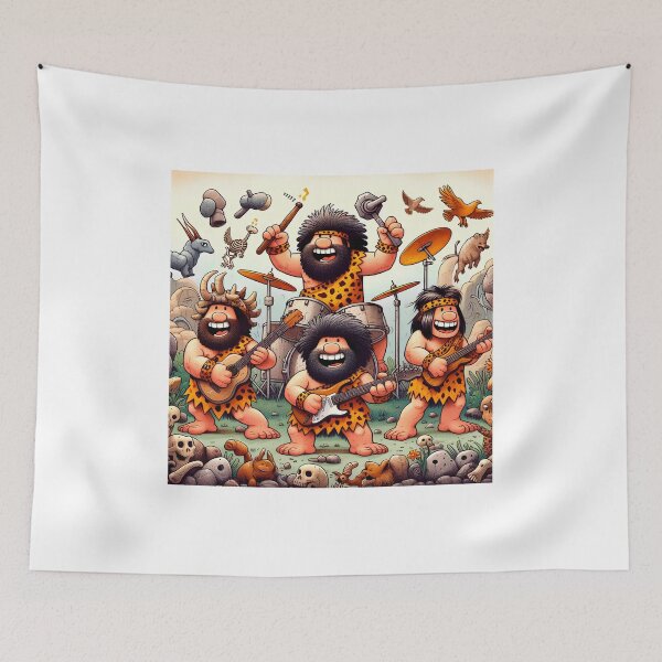 Item preview, Cavemen Rockband designed and sold by DeeGeeArrt.