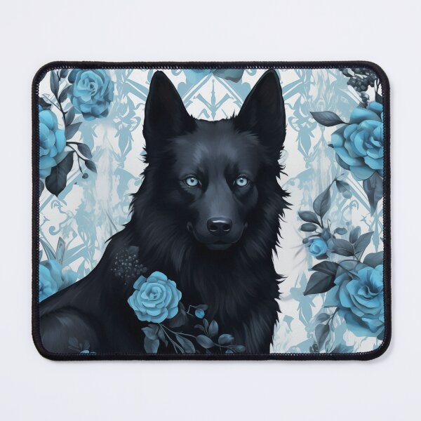 Item preview, Schipperke Pattern designed and sold by Nocturne Paws.