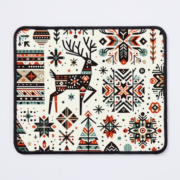 Item preview, Tribal Christmas Prints designed and sold by DeeGeeArrt.