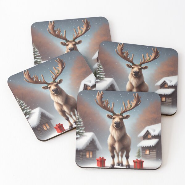 Item preview, Moose Christmas in  Happy Holidays  designed and sold by BotunPeony.