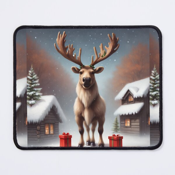 Item preview, Moose Christmas in Happy Holidays designed and sold by BotunPeony.