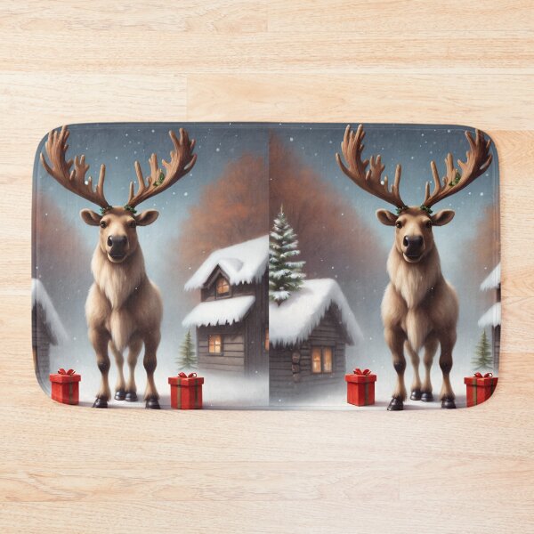 Item preview, Moose Christmas in  Happy Holidays  designed and sold by BotunPeony.