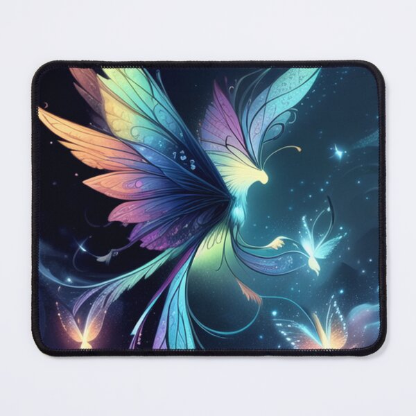 Item preview, Fantasy mythical creatures, forest aesthetics, fairies, fireflies, birds, goblins, butterflies, dragonflies, pretty fantasy picture, perfect illustration designed and sold by Bernsteinhaus.