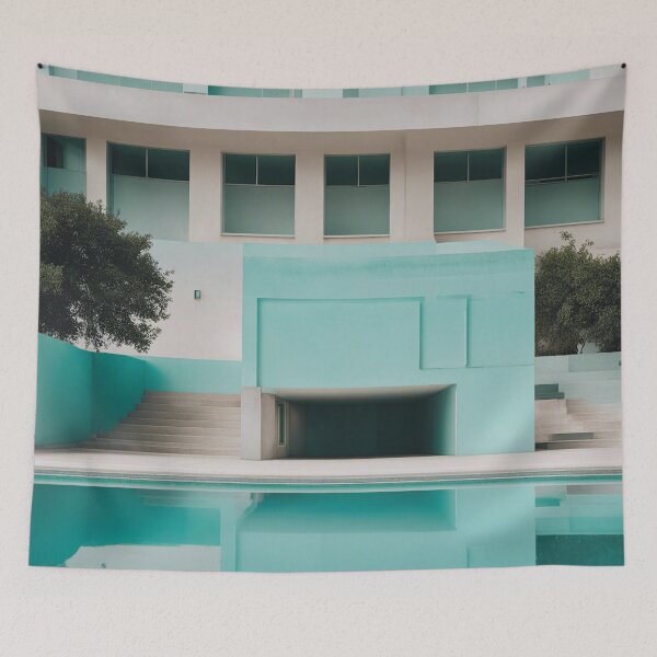 Item preview, Turquoise modern architecture designed and sold by ADP76.