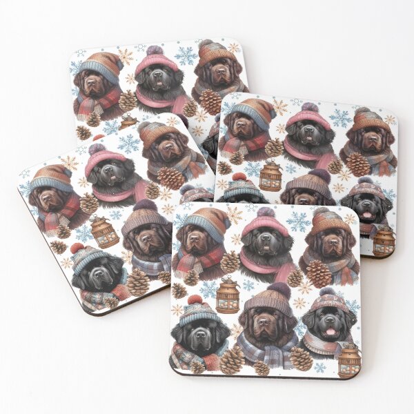Item preview, Newfoundland Dog Winter Hats and Scarves designed and sold by Animals-on-me.