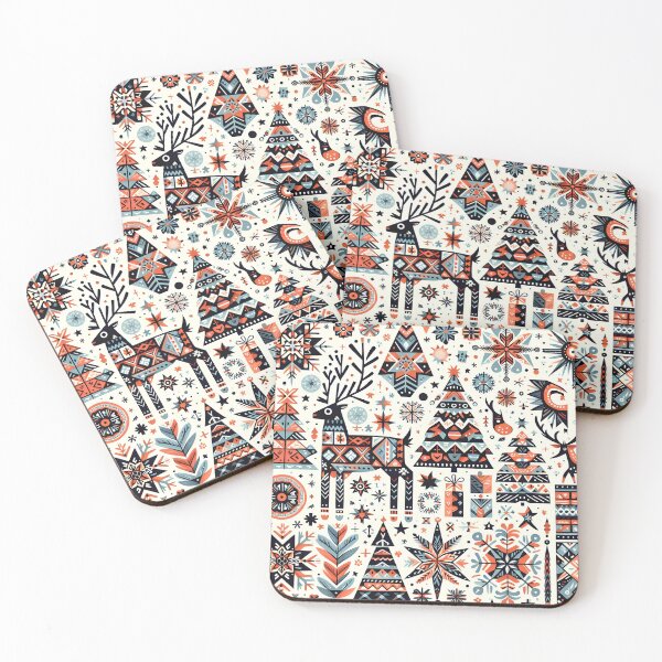 Item preview, Tribal Christmas Prints designed and sold by DeeGeeArrt.