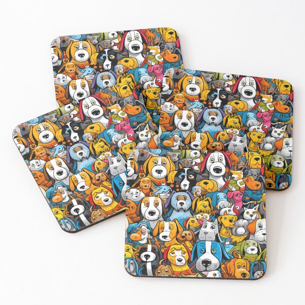 Item preview, Dogs Having Fun in the Grass designed and sold by HisoTorDesign.