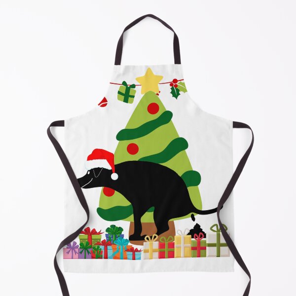 Item preview, Pooping Dog under the Christmas Tree designed and sold by Willyboy16.