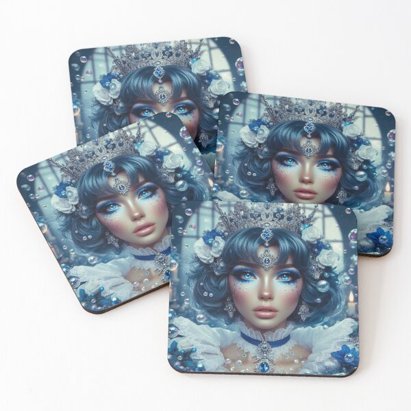 Item preview, Sailor Mercury Royal Rococo Portrait designed and sold by CandyCrab.
