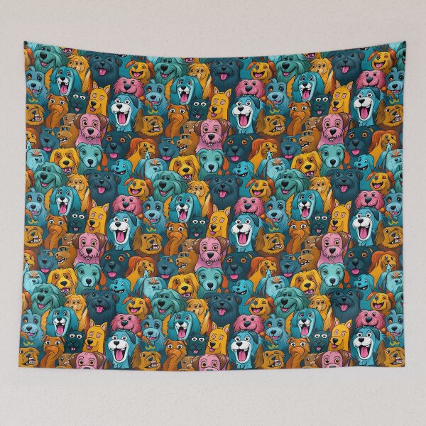 Item preview, Seamless Dogs Background designed and sold by HisoTorDesign.