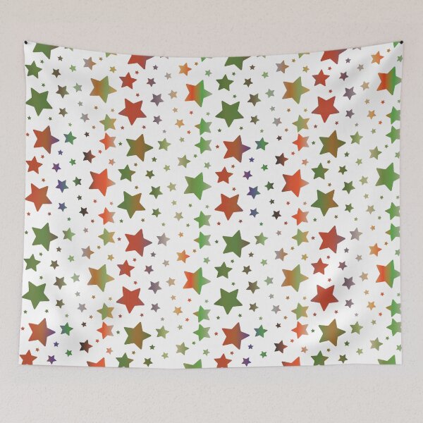 Item preview, Orange and Green Stars designed and sold by Poellis.