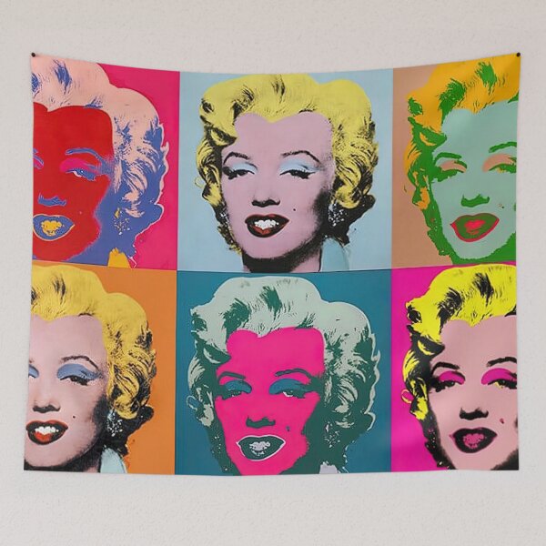 Aperçu de l'œuvre andy warhol pop art, andy warhol vintage, andy warhol artiste créée et vendue par marti-oryo.