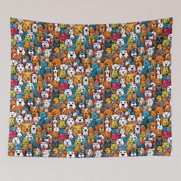 Item preview, Seamless The Canine Carnival designed and sold by HisoTorDesign.