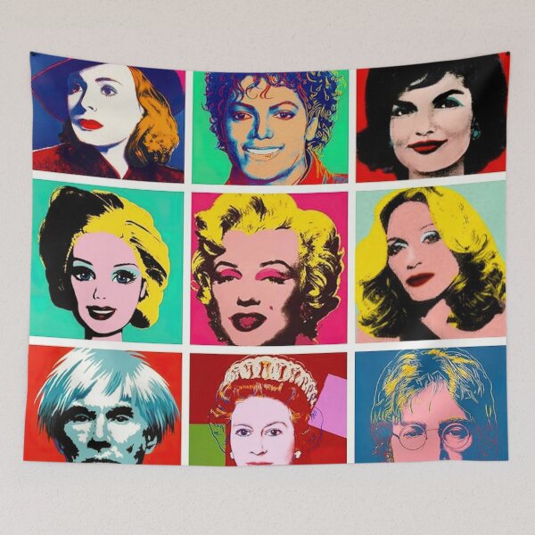 Item preview, andy warhol pop art, andy warhol vintage,  andy warhol artist designed and sold by marti-oryo.