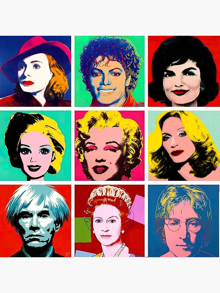 Andy Warhol popular vintage art Poster