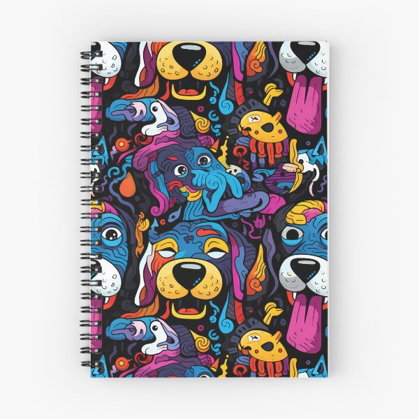 Item preview, Seamless Colorful Dogs Pattern designed and sold by HisoTorDesign.