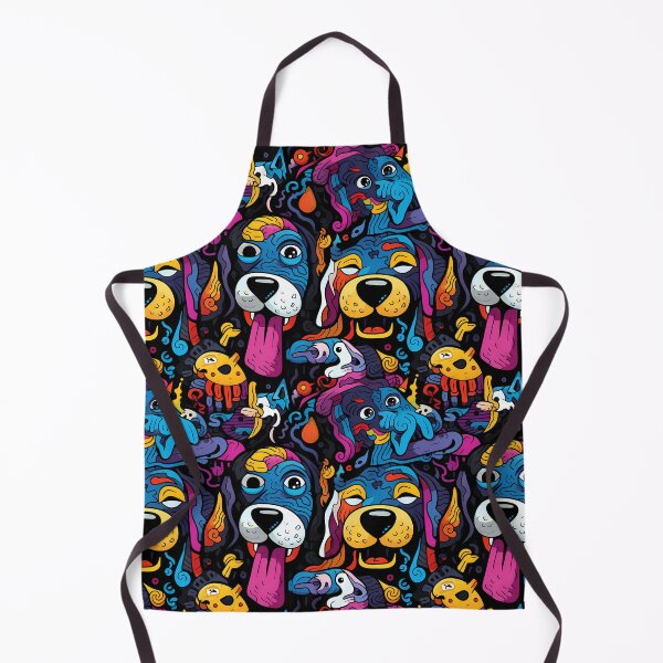 Item preview, Seamless Colorful Dogs Pattern designed and sold by HisoTorDesign.