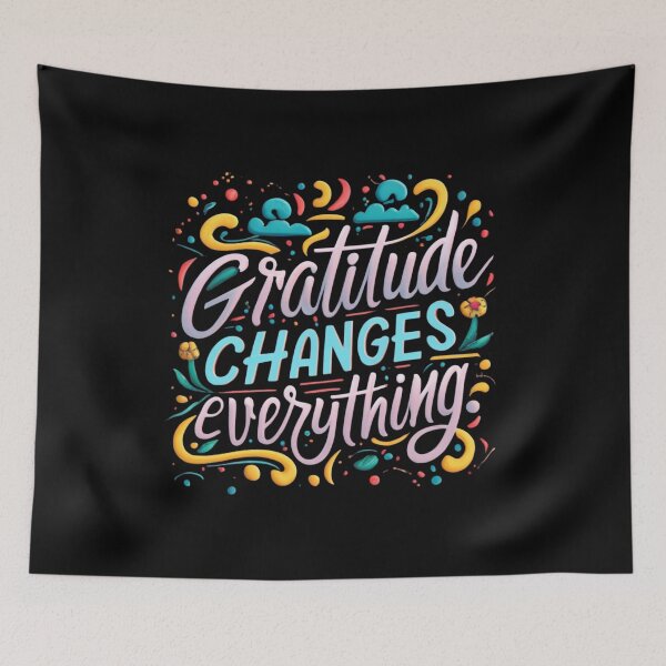 Item preview, "Gratitude Revolution: Everything Changes" designed and sold by AI-volution.