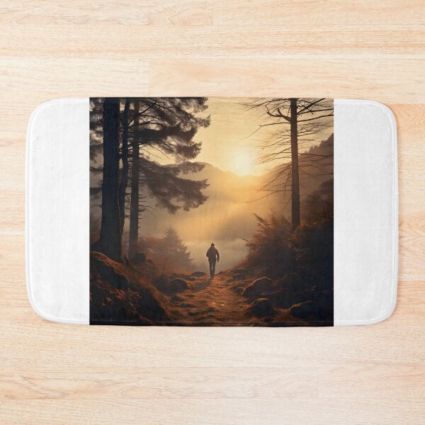 Item preview, Autumn Solitude in the Misty Mountains designed and sold by Shirtastically.