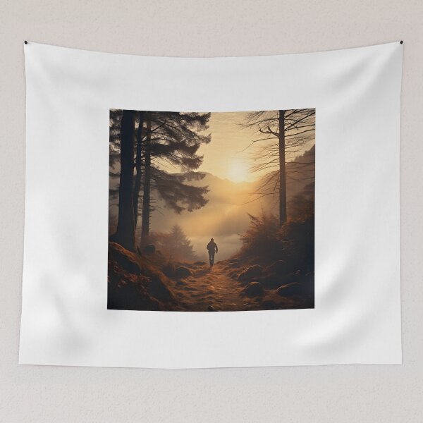 Item preview, Autumn Solitude in the Misty Mountains designed and sold by Shirtastically.