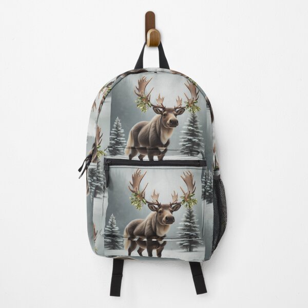 Item preview, Moose Christmas in  festive season  designed and sold by BotunPeony.