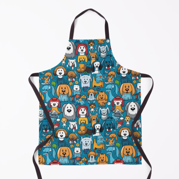 Item preview, Seamless Heart Shaped Pattern of Dogs designed and sold by HisoTorDesign.
