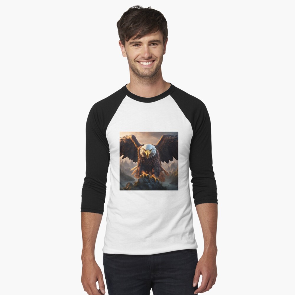 Item preview, Baseball ¾ Sleeve T-Shirt designed and sold by starchim01.