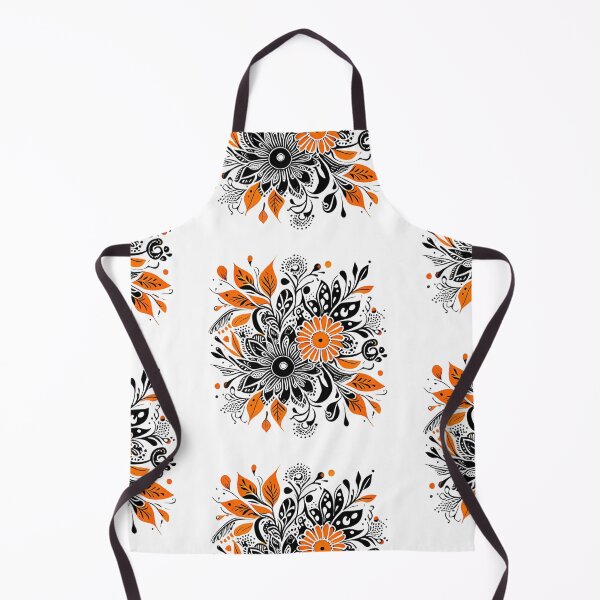 Item preview, Orange Flowers Leaves Abstract  designed and sold by Oleg777999.