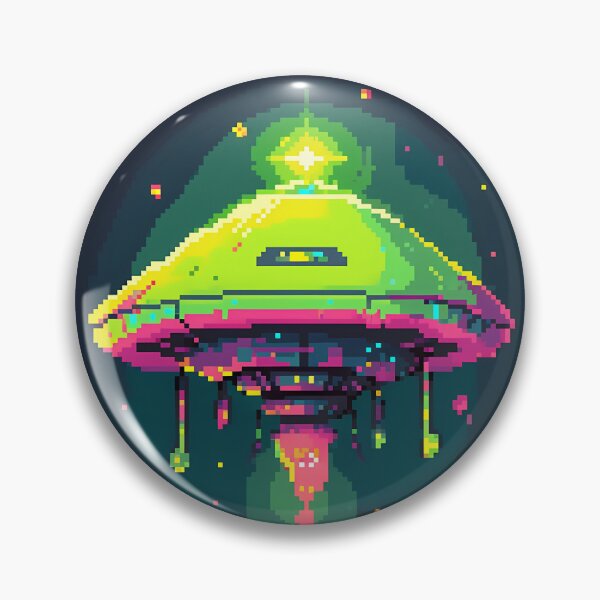 Artikelvorschau, Außerirdische Besucher, 16bit – Pixelkunst entworfen und verkauft von octoboobs.