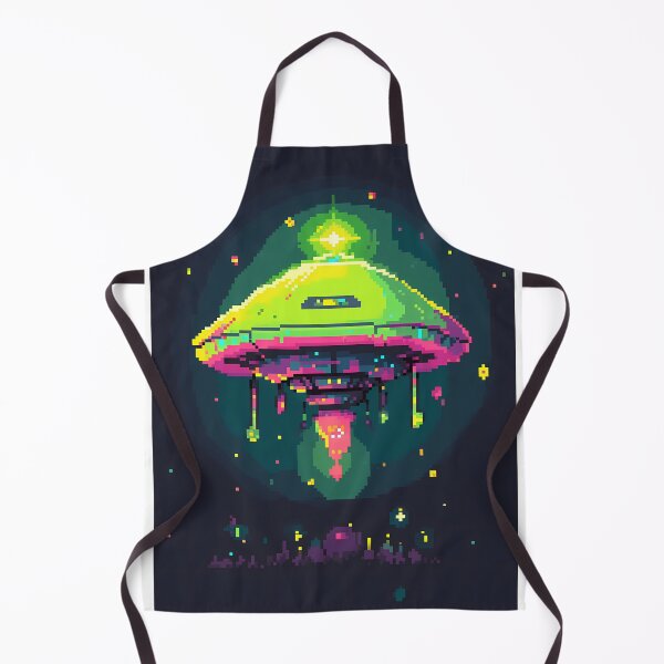 Aperçu de l'œuvre Visiteurs extraterrestres, 16 bits - Pixel art créée et vendue par octoboobs.